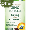 Zinc Softgels 50 mg plus Vitamin C - 120 Softgels